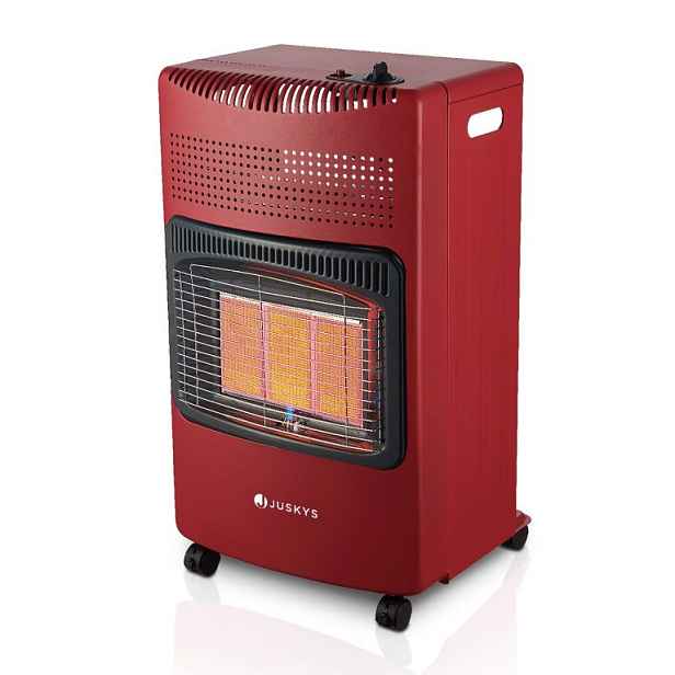 Juskys 106970 plynová kamna červená 4,2 kW