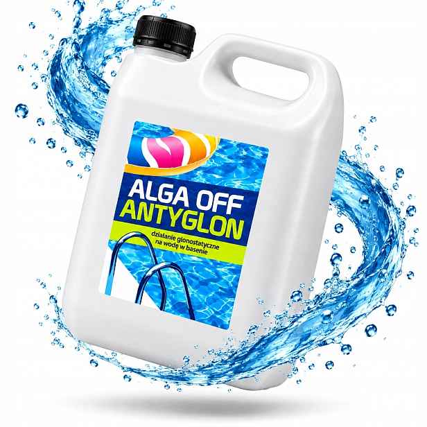 Protiřasový Prostředek 4L Alga Off Do Bazénu Intex Kapalina Na Řasy Bazénová Chemie 4KG