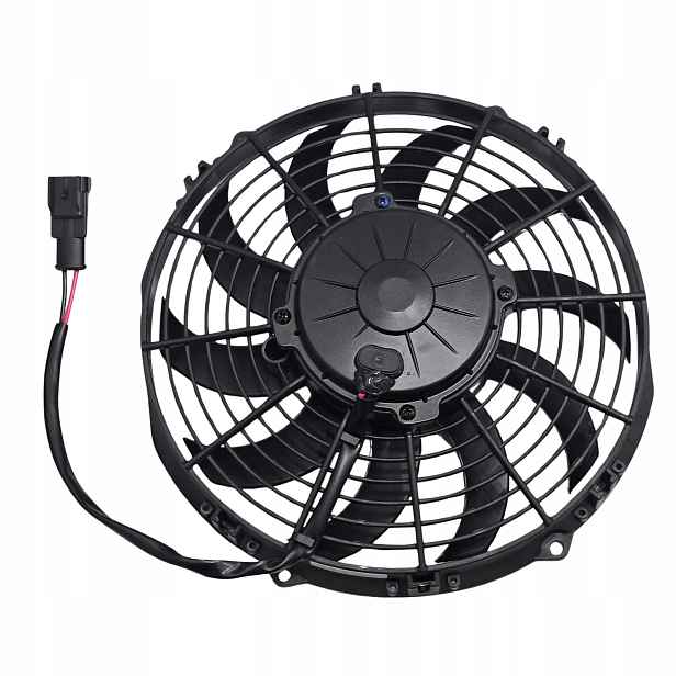 Sací ventilátor 255 mm 24V 1800 m³/h IP68 Konvexní motor