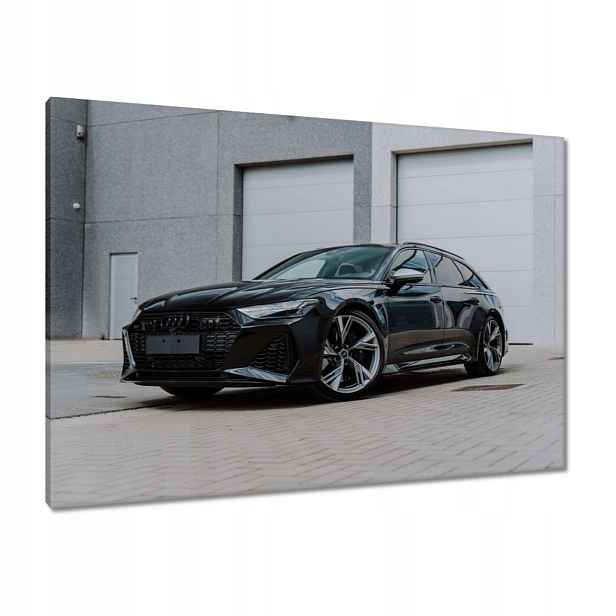 Obrazy 100x70 Černý automobil Audi