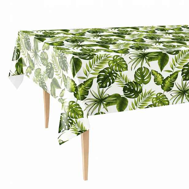 Cerata Obrus Z Ceraty Na Netkané Textilii Zelené Listy Monstera 140x450