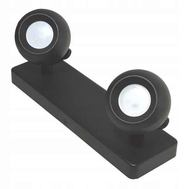 Lampa spotlight Colm 2xGU10 černá