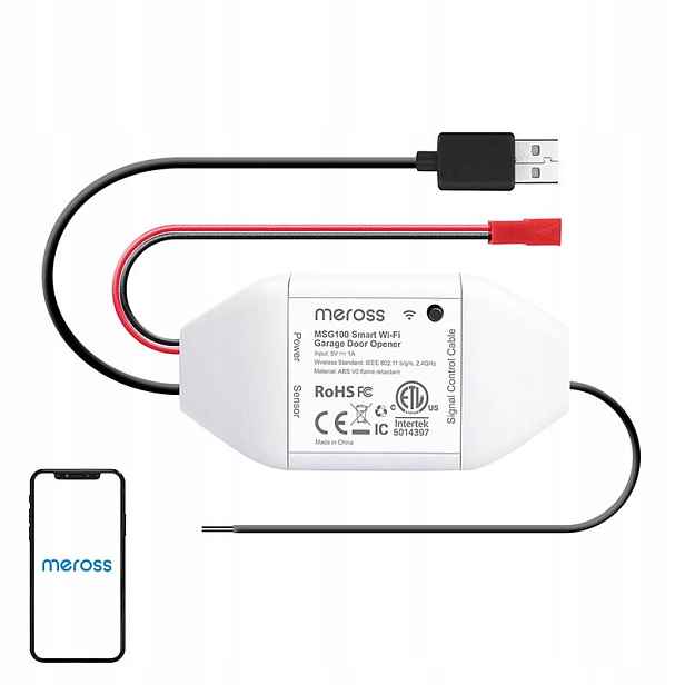 Meross MSG100HK Inteligentní ovladač garážové brány WiFi HomeKit