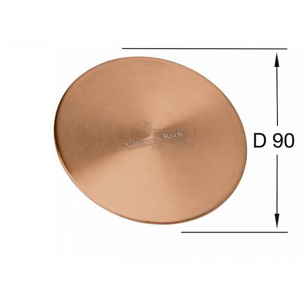 Příslušenství ke dřezům Villeroy & Boch - krytka odpadu 96241504, bronz 96241504
