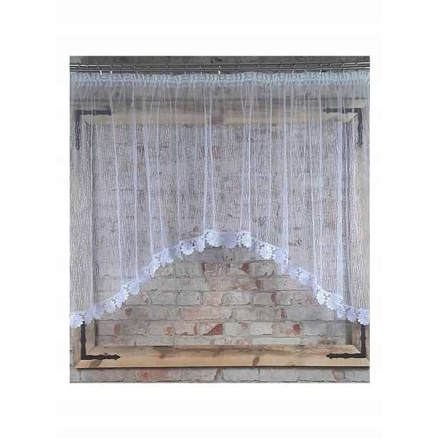 Záclona 300x150„Pružek-síťka“ oblouk, 8 cm květina