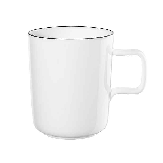 Porcelánový hrnek 350 ml OCO NOIRE ASA Selection - bílý