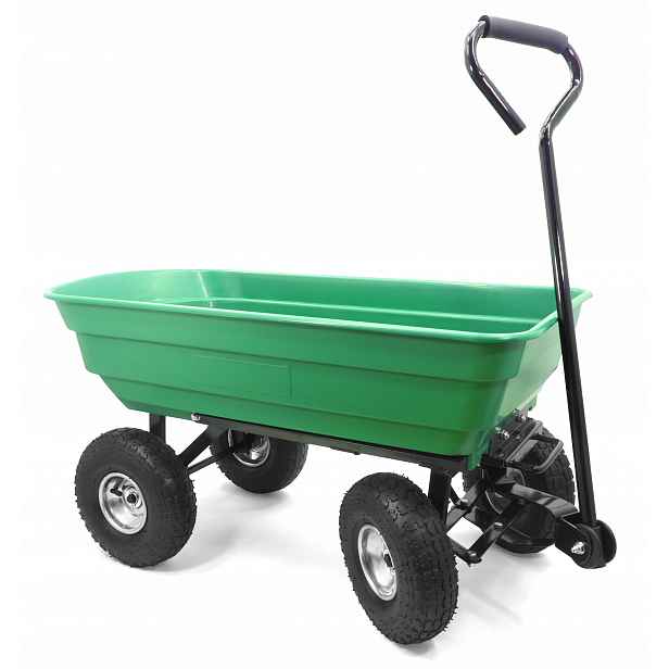Zahradní Přepravní Vozík S Vyklápěcím Vozíkem 3v1 Rukojeť 75L 294 kg XXL