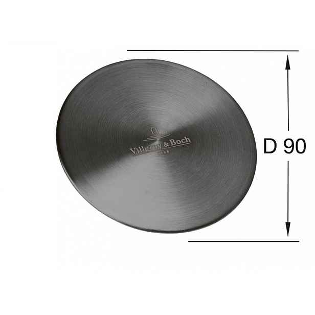 Příslušenství ke dřezům Villeroy & Boch - krytka odpadu 96241505, antracit 96241505