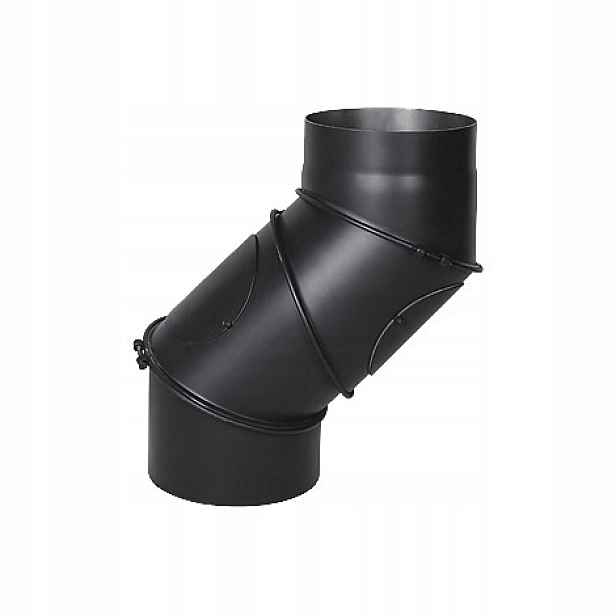 Univerzální nastavitelné koleno pro odvod spalin 120-250 mm 150