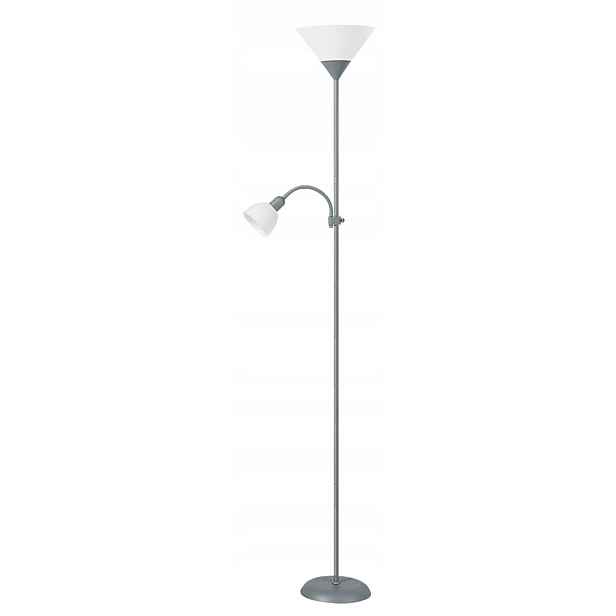 Rabalux Stojací lampa Action 4028, 2 x světelné body, chromovaná