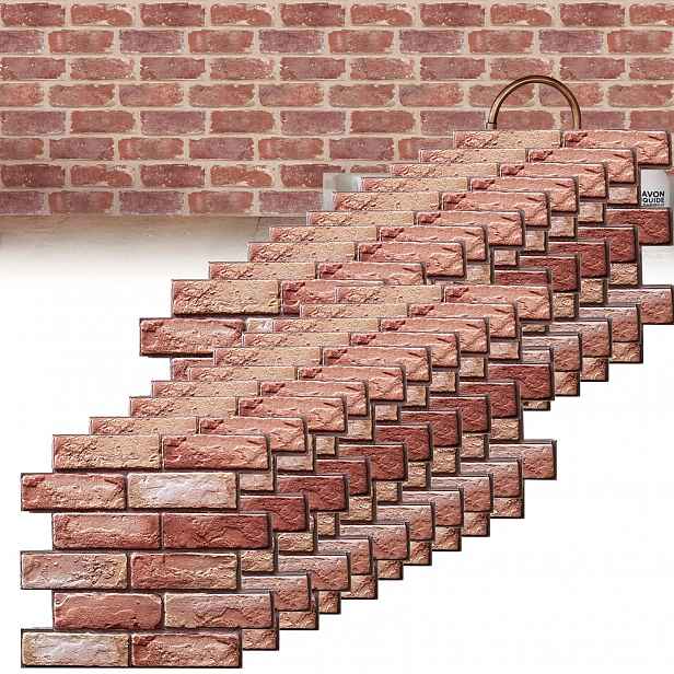 3D Tapeta Na Zeď Kámen Cihla Samolepicí Pvc 30x30 cm Pěnová 20 ks