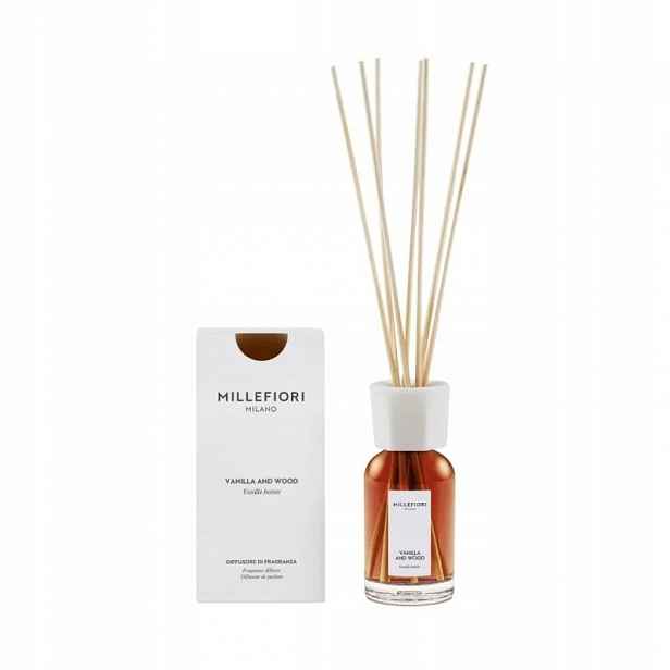Vonné tyčinky 100 ml Vanilla & Wood 77MDDV Millefiori Milano