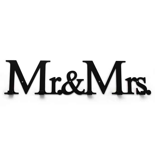 decolicious_pl nástěnný věšák Mr & Mrs