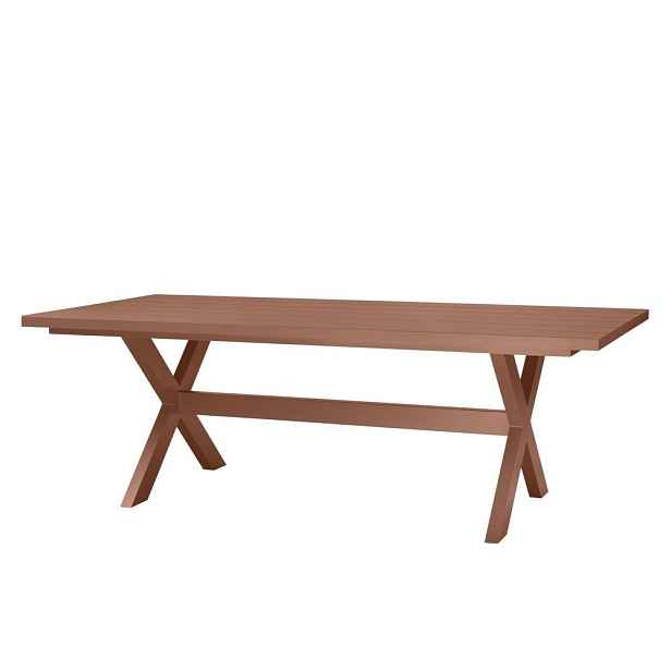 Hliníkový zahradní jídelní stůl 100x220 cm Delta – Exotan