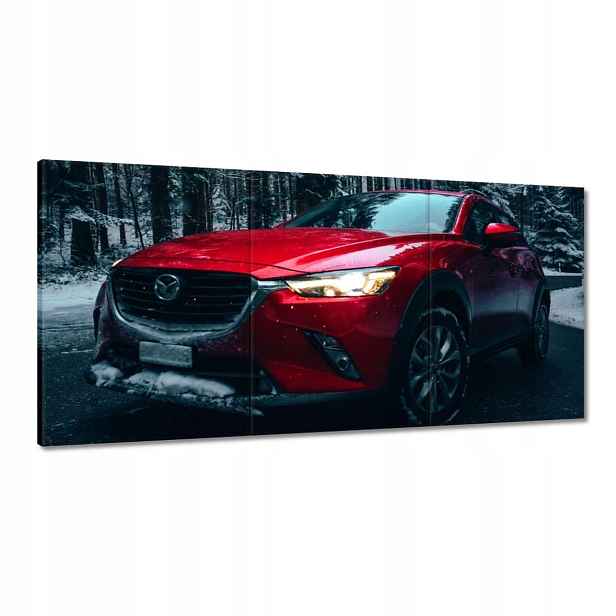 Obrazy 180x90 Červená Mazda Auto
