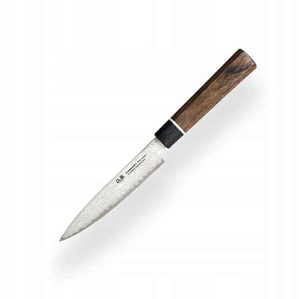 Univerzální nůž Petty Suncraft VG-10 Black Damascus 120 mm