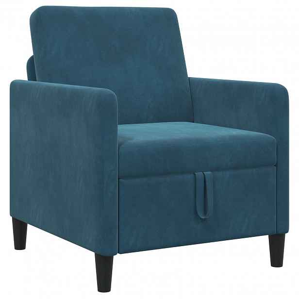 vidaXL Sofa s úložným prostorem Modrá 72 x 78 x 87 cm Polyester