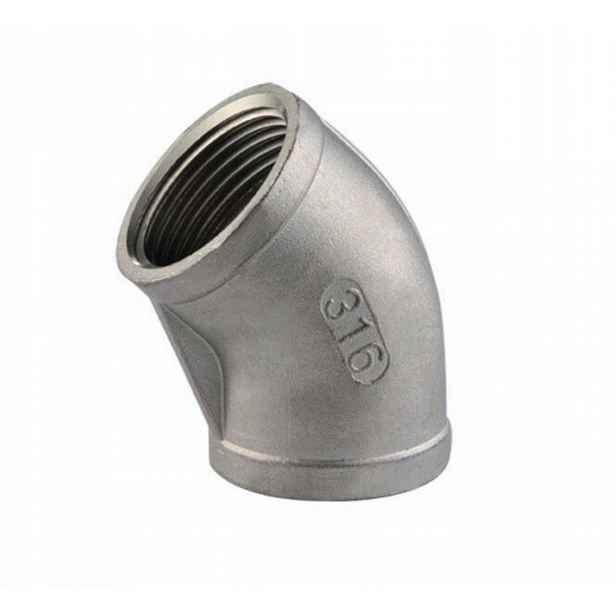 3 0/0" Koleno 45 stupňů kyselinovzdorné gat.316