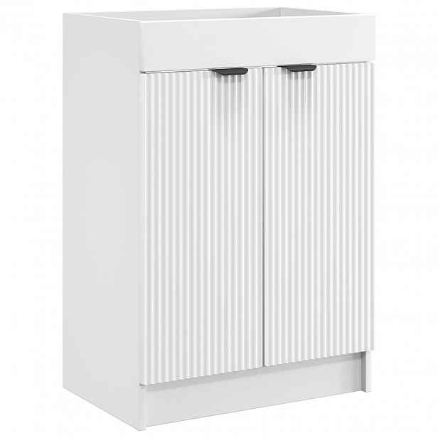 vidaXL Koupelnová skříňka pod umyvadlo Bílá 78,5 x 37,5 x 81 cm