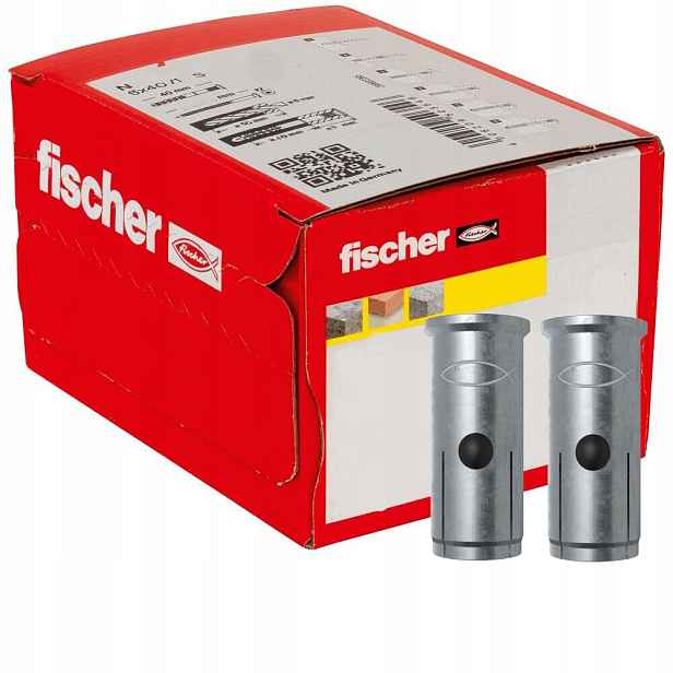 Fischer Zapichovací kotva s redukovanou hloubkou zakotvení Eaii M8X40 gvz 50 Ks
