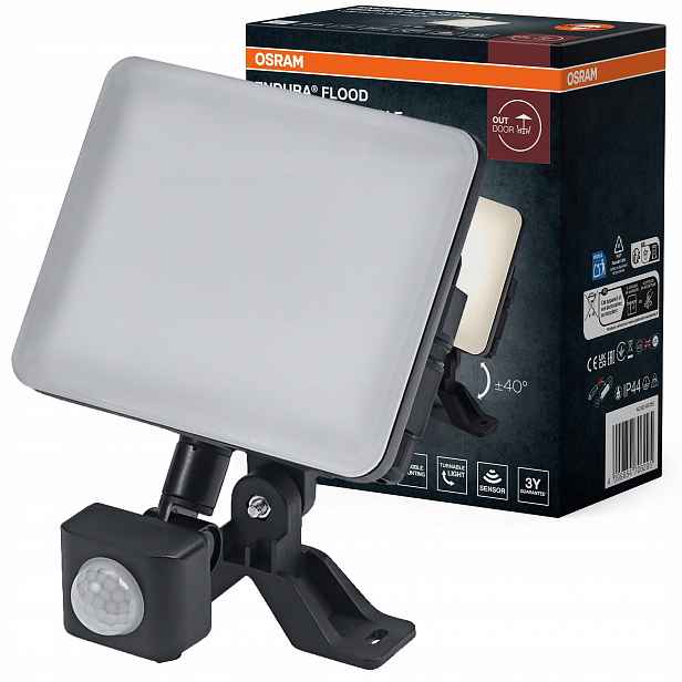 Led reflektor Halogenová lampa s senzorem 10W 850lm 4000K IP44