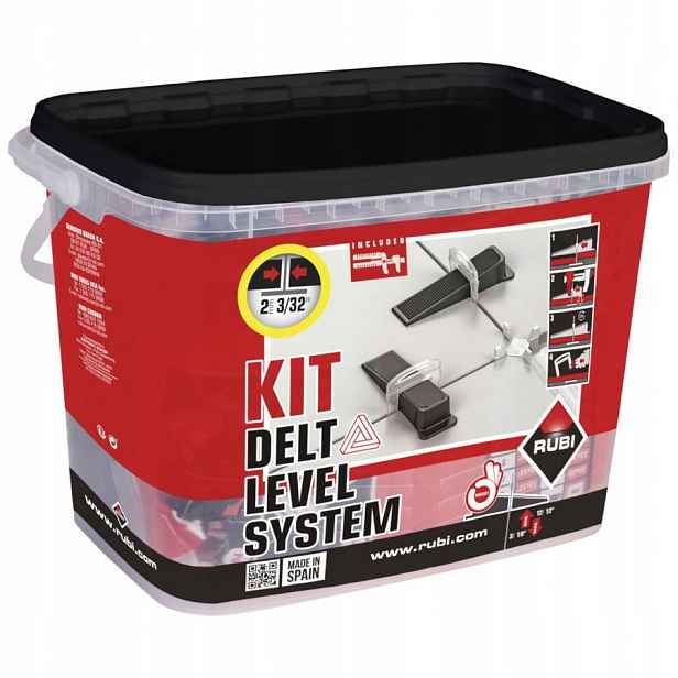 Sada pro samonivelaci glazurových dlaždic Delta Level System 2 mm Rubi