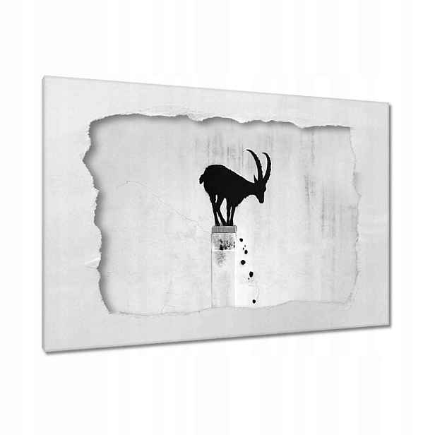 Obrazy 120x80 Kozica Banksy Gazela horská Bez soukromí Mural