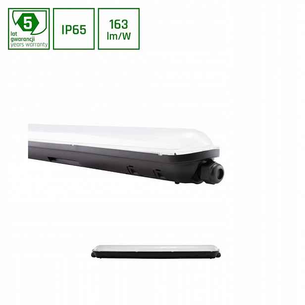 Svítidlo Limea Gigant Hermetyk 600 mm 20 W Neutrální barva SLI028024NW_BLACK