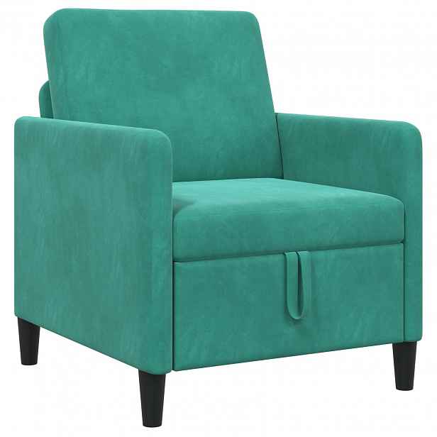 vidaXL Sofa s úložným prostorem Tyrkysová 72 x 78 x 87 cm Polyester