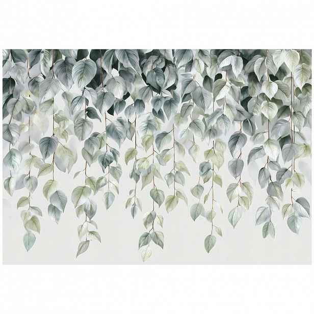 Wallarena FOTOTAPETA s listy visící zelené 200x140 cm