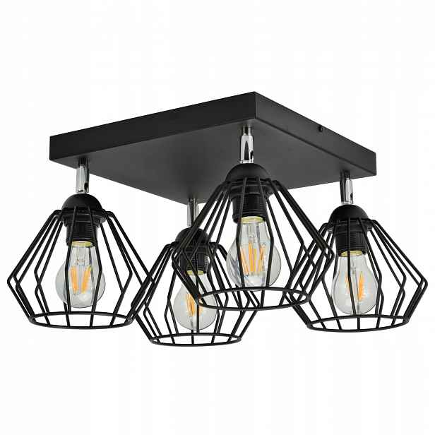 Závěsná Stropní Lampa Lustr Briliantový Led Edison