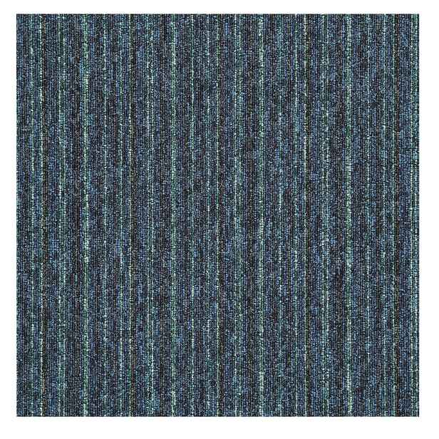 Kobercový čtverec Sonar Lines 4583 modrozelený 50 x 50 cm, chodba / předsíň, Balta