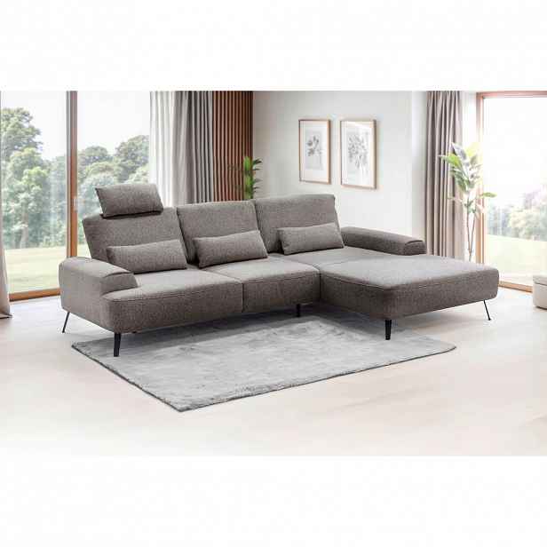Livetastic ROHOVÁ SEDAČKA, textil, šedavě hnědá