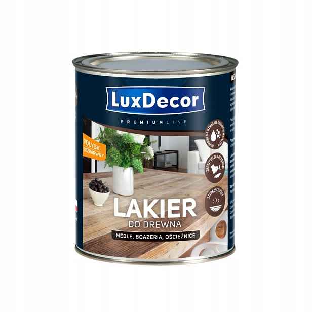 Luxdecor Ochranný A Dekorativní Lak Na Dřevo Lesk 2,2 L Bezbarvý