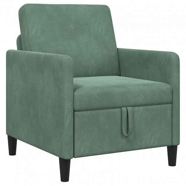 vidaXL Sofa s úložným prostorem Mořská zelená 72 x 78 x 87 cm