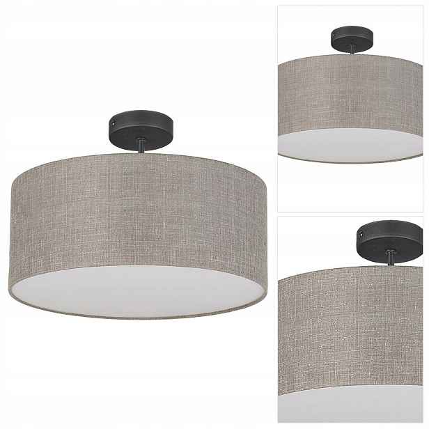 Stropní svítidlo Rondo šedá, čtyři zdroje, klasika v jídelně Tk Lighting