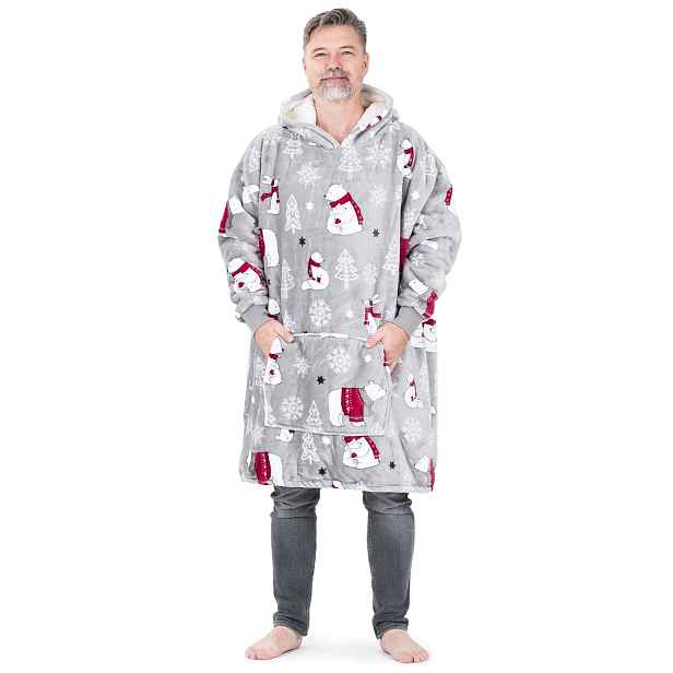 4Home Beránková mikina mikroplyš Artic Snuggles, uni L - pánské