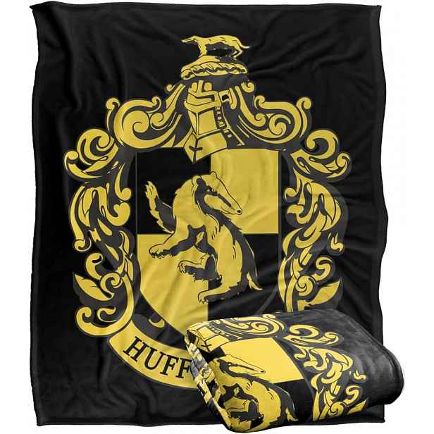Harry Potter hufflepuff Silky Touch měkká přikrývka 152 x 127 cm