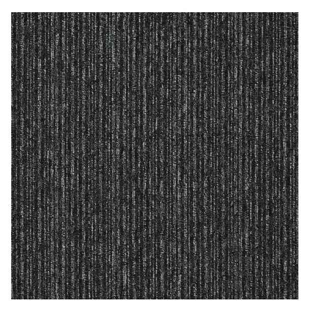 Kobercový čtverec Sonar Lines 4178 černý 50 x 50 cm, chodba / předsíň, Balta