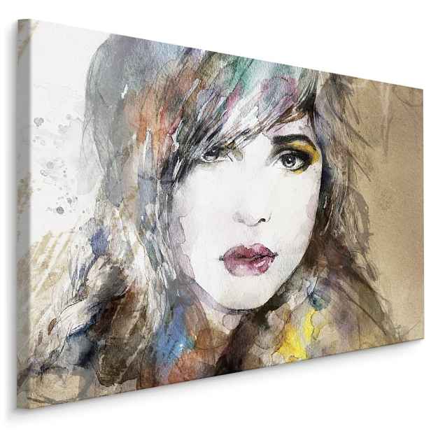 MyBestHome BOX Plátno Portrét Ženy V Abstraktním Prostředí Varianta: 40x30