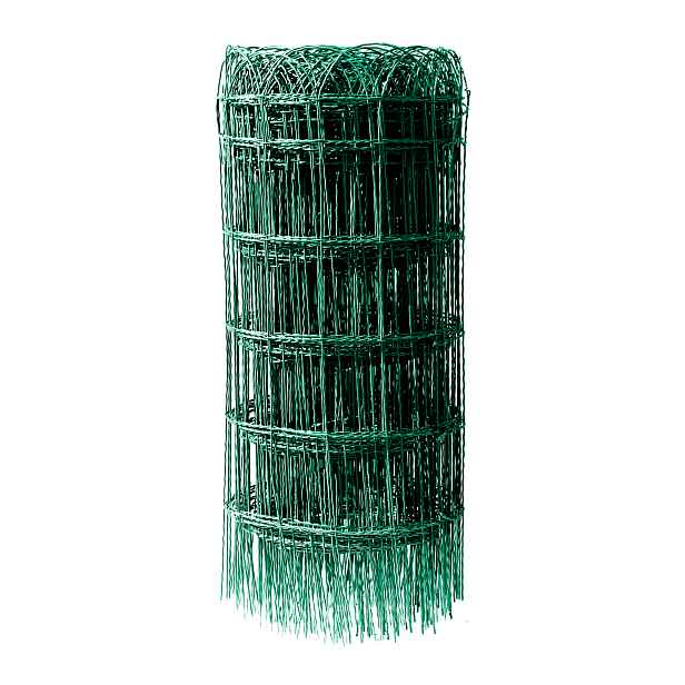 Pletivo dekorační Dekoran Zn + PVC zelené výška 0,4 m 25 m/role