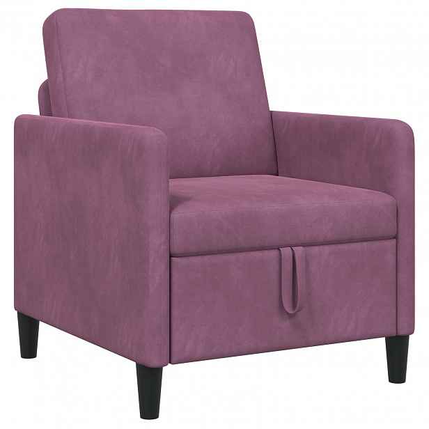 vidaXL Sofa s úložným prostorem Fialová 72 x 78 x 87 cm Polyester