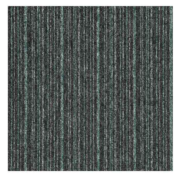 Kobercový čtverec Sonar Lines 4577 zelenočerný 50 x 50 cm, chodba / předsíň, Balta