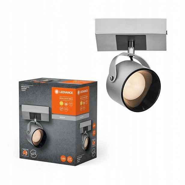 Led nástěnné svítidlo 5.8W 185lm Cct Silver Spot Jupiter Ledvance