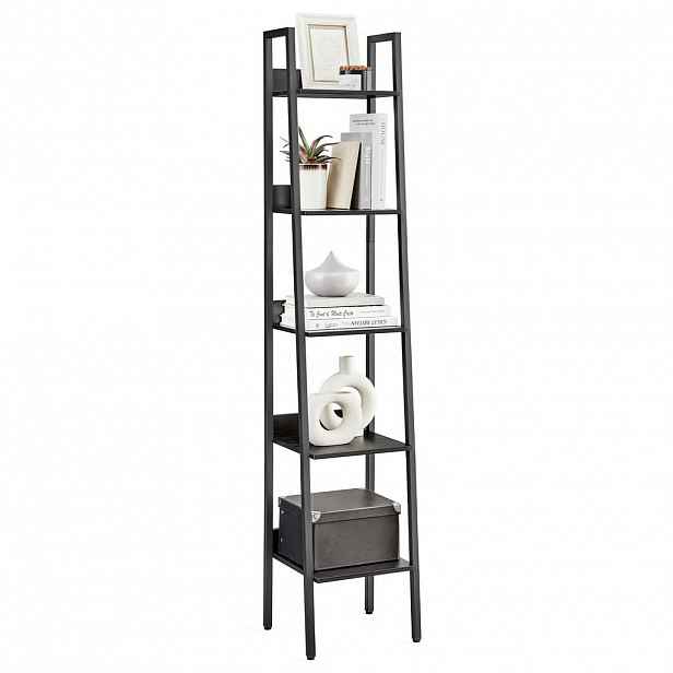 Boxxx REGÁL, černá, uhlíková ocel, 33,8/170/30 cm
