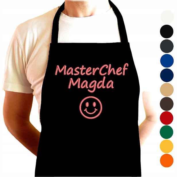 Dárek pro ženu, manželku, přítelkyni, maminku, Zástěra MasterChef s jménem
