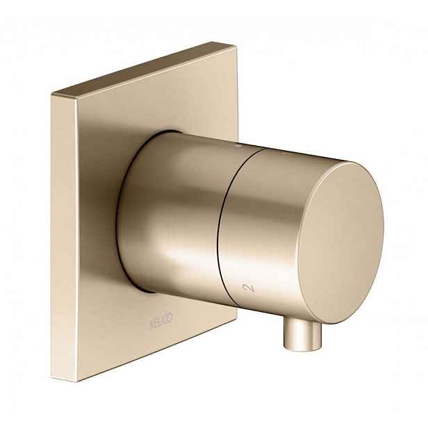 Keuco IXMO Comfort - Přepínací ventil pod omítku, pro 3 spotřebiče, kartáčovaný bronz 59548031002
