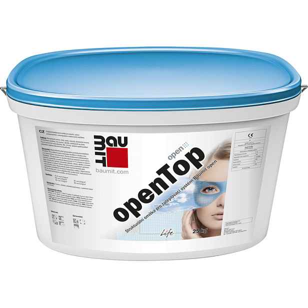 Omítka silikonová Baumit openTop rýhovaná 3 mm 25 kg
