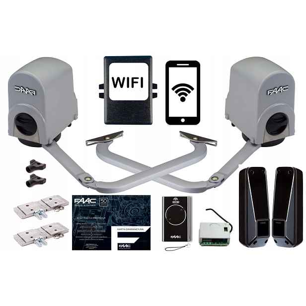 Pohon pro křídlové brány – Faac 391 Energy Wifi