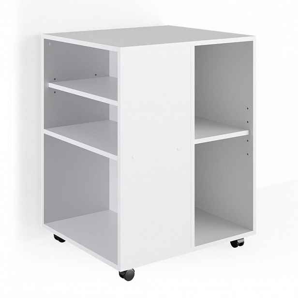 Vicco VOZÍK NA DOKUMENTY NA KOLEČKÁCH Bílá 59.4 x 52.6 cm